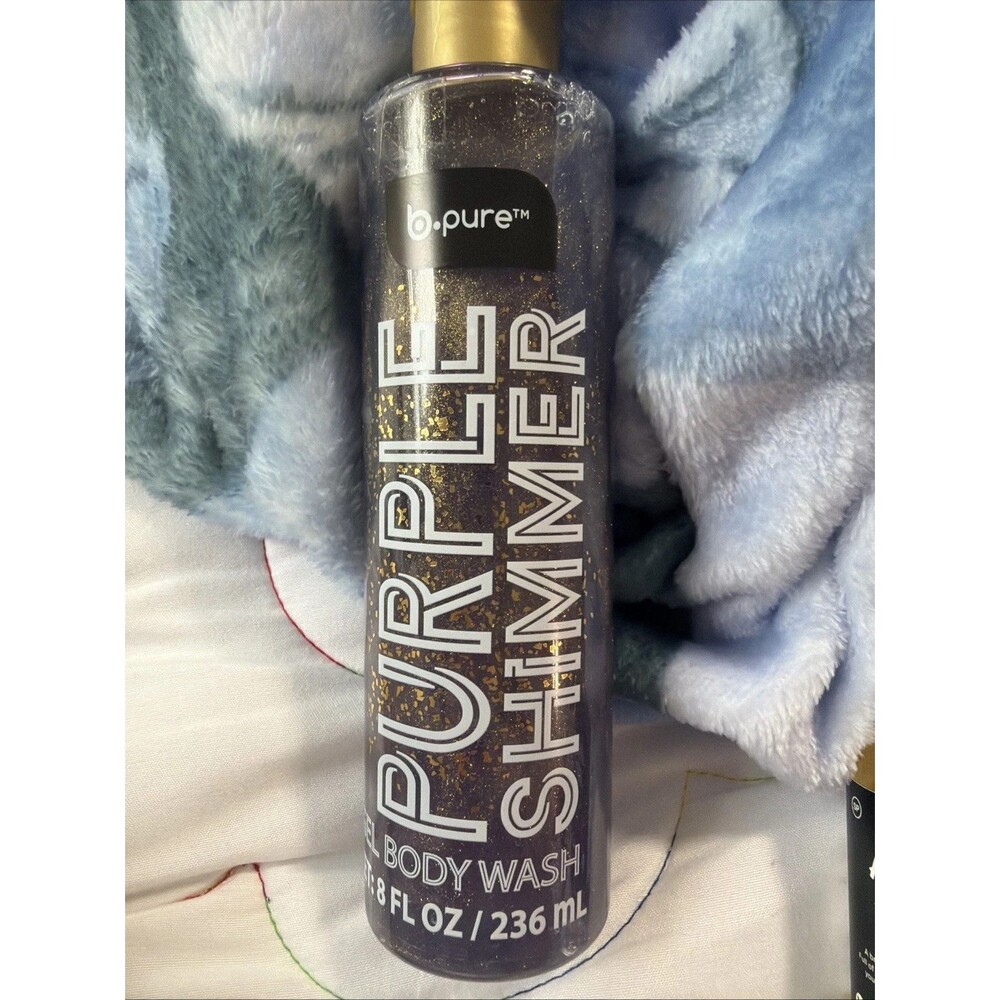 B.Pure Purple Shimmer Gel Body Wash – (8 oz / 236 ml )